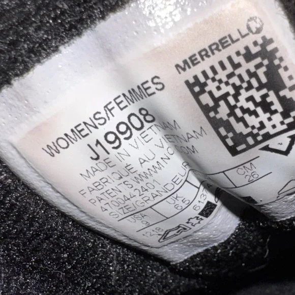 Merrell Shoes Womens 9 Moab 2 Vent Hiking Low Sneakers J19908 Black Pre-owned - Picture 7 of 9